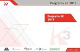 Programa 3K 2018 - euskalit.net · 5 Presentación del Programa 3K Qué es el Programa 3K Es un programa de formación-acción organizado y subvencionado por las tres Diputaciones