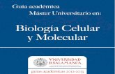 Biología Celular y Molecular celular y... · 2012. 8. 2. · Además de estas competencias generales, el alumnado que curse el Máster de Biología Celular y Molecular adquirirá