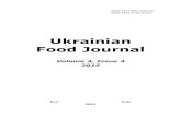Ukrainian Food Journalufj.ho.ua/Archiv/UKRAINIAN FOOD JOURNAL 2015 V.4 Is.4.pdf · Ukrainian Food Journal індексується наукометричними базами: Index
