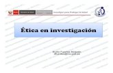 Definiciones Códigos y regulaciones internacionalesbvsper.paho.org/videosdigitales/matedu/2012investigacionsalud/201… · La racionalización de la “experiencia moral ... México