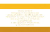 Guía sobre riesgos y medidas de prevención y protección en ...€¦ · Guía sobre riesgos y medidas de prevención y protección en relación al uso y la instalación de puertas