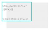 CATÁLOGO DE BIENES Y SERVICIOS - Hospifoodhospifood.com/jornadas/docs/20190702075353_03._CATALOGO... · 2019. 7. 2. · Catálogo de Bienes y Servicios Genérico de Centro El últmo