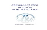 PROGRAMA TIPO SECCIÓN HORTICULTURAcaj.org.ar/wp-content/uploads/2015/09/programa-tipo-horticultura-20… · Aromáticas, cultivo en macetas rotas, cultivo en recipientes no tradicionales,