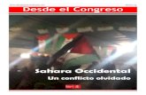Sahara Occidental€¦ · El Intergrupo Parlamentario de Amistad con el Sahara Occidental, formado por diputados y senadores de distintas formaciones, inicia hoy una visita de trabajo