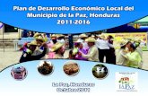 Plan de Desarrollo Económico Local del Municipio de la Paz ... · preparación del Plan de Desarrollo Económico Local para la Promoción Empresarial de las Mipymes y Cadenas de