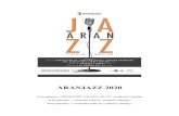 ARANJAZZ 2020 - Delegación de Cultura · ARANJAZZ 2020 24 de septiembre – PROYECCIÓN “AMAZING GRACE” (Auditorio J. Rodrigo) 25 de septiembre – ANTONIO LIZANA (Auditorio