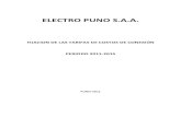 ELECTRO PUNO S.A.A.€¦ · Electro Puno S.A.A.. es una Empresa de distribución eléctrica cuya area de concesión corresponde a las areas urbanas y rurales de la región Puno. Conforme