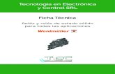 Tecnología en Electrónica y Control SRL · Relés y relés de estado sólido para todas las aplicaciones. Tecnología en Electrónica y Control SRL O ﬁcina Central Wüthrich 949