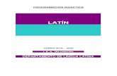 LATÍN - Galiciacentros.edu.xunta.es/iesdocastro/wp-content/uploads/2019/11/pd-lat… · 4º ESO LATÍN 1. INTRODUCIÓN A materia de latín, presente no currículo de cuarto curso