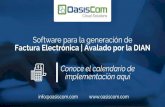 Software para la generación de Factura Electrónica ...docs.oasiscom.com/Mercadeo/e-books/calendario-factura-electronic… · Software para la generación de Factura Electrónica
