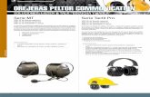 Serie MT Serie Tactil Pro · * Transmisión por activación con voz o por botón PTT (pulsar para hablar) montado en el protector auditivo. * Micrófono de voz que cancela el ruido.