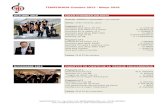 TEMPORADA Octubre 2015 - Mayo 2016Poema “De los Campos y bosques checos” Concierto de violín Sinfonía nº 4 o bien Obertura El Rey Esteban, op. 117 Concierto de violín nº 1