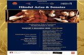 New Händel Arias & Sonatas - Opera Network · 2016. 12. 6. · Händel Arias & Sonatas Sonata in Sol min. HWV 360 ﬂauto e basso continuo Süßer Blumen Ambraﬂocken da Deutsche
