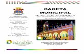 GACETA MUNICIPAL - Dzidzantún · GACETA MUNICIPAL Dzidzantún, Yucatán, México, 25 de Febrero de 2019, número 1 3 Nombre de los integrantes del H. Ayuntamiento 2018-2021 L.E.P