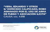 Fiscales.gob.ar | Las Noticias del Ministerio Público Fiscal · 2016. 6. 29. · Junio de 2016 Fiscal Ariel Alejandro Yapur “VERA, EDUARDO Y OTROS S/ HOMICIDIO CALIFICADO, ROBO