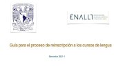 Guía para el proceso de reinscripción a los ... - UNAM · Pago de inscripción para estudiantes UNAM 2 y trabajadores activos Estudiantes y empleados de la UNAM activos: Por el