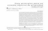 New Siete principios para un sistema objetivo de propiedad industrial · 2016. 10. 27. · Estud. Socio-Juríd., Bogotá (Colombia), 10(1): 265-306, enero-junio de 2008 Siete principios