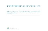 FONDEP COVID 19 - Argentina · Declaración de los Socios/Accionistas respecto al destino de los resultados del último ejercicio. Copias de las Inscripciones en la Dirección General