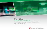 Tarifa Junio 2018 - Cahors...4 TARIFA JUNIO 2018 | RECEPCIÓN Y DISTRIBUCIÓN DE IMAGEN Referencia Designación Descripción Pag Q PVP Antenas satélite SMC Antenas satélite SMC …