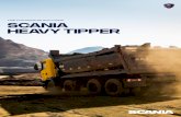 scania heavy tipper - TruckMagazine€¦ · Scania Opticruise, completamente automatizado Freno secundario para cambios de marcha más rápidos y fluidos Ejes traseros Ejes de reducción