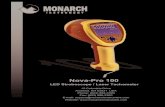 MONARCH · 2019. 5. 7. · alvo externo, como um rasgo de chaveta em um eixo ou um pedaço de ﬁta reﬂetora em uma aste de ventilador. TACH (Tacômetro) - usa o laser para medir