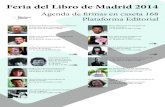 Feria del Libro de Madrid 2014 - Plataforma Editorial...Laia Soler firmará ejemplares de Los días que nos separan el 7 de junio de 11,30h a 12,30h. Andrea Tomé firmará ejemplares