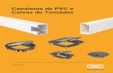 Canaletas de PVC e Caixas de Tomadas - OBO BETTERMANNobobrasil.yolasite.com/resources/Catalogo Canaleta e Caixa.pdf · canaletas a partir de 40x90mm. Necessitam de 2 pontes modelo