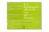 Colección: Peru-Problema - Instituto de Estudios Peruanosrepositorio.iep.org.pe/bitstream/IEP/660/2/bonilla_la... · 2018. 7. 19. · Inglaterra. La Independencia política de España