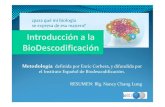 Introducción a la Biodescodificación apch · “La biodescodificación hay que llevarla al pueblo, porque se las personas aprenden a gestionar sus emociones, aquellas que lleguen