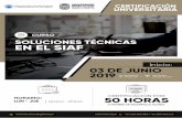 New Temario Curso SOLUCIONES TECNICAS EN EL SIAF - JUNIO · 2019. 5. 16. · administrativa, derivada de la nueva versión SIAF 2019 - V 18.08 a ﬁn de evitar ingresos no deseados