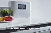 ECOWELLNESS MANUAL DE USUARIO - Ecofrog€¦ · No instale EcoWellness en posición horizontal o en ángulo. No utilice un cable alargador o un adaptador de corriente diferente (que