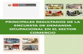PRINCIPALES RESULTADOS DE LA ENCUESTA ... - Gobierno del … · principales ocupaciones del sector comercio, 2015 ..... 21 Cuadro N° 3 Perú: Requerimiento de personal por subsector,