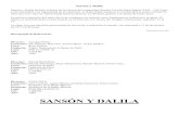 Sansón y Dalila - miguellossantosuhide.esmiguellossantosuhide.es/AA Subidos por mí/02 Música: Libretos de... · Sansón y Dalila Sansón y Dalila ha sido el único de los títulos