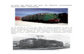 La joya del Museo del mes de febrero: Locomotora eléctrica ...€¦ · Esquema de la locomotora serie 7800 Como particularidad, inédita en España hasta los años ochenta, fue su