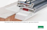 Sistema Clima Protect greenteQ · durante el montaje de construcciones de ventana en la base de aislamiento. Gracias a su elevada estabilidad dimensional, el perfil garantiza una