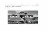 La eclosión de una inaudita arquitectura rifeña, catálogo … eclosion de una... · 2017. 5. 14. · En el ámbito religioso, las mezquitas fueron construidas en Villa Alhucemas,