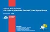Región de Coquimbo Corredor Bioceánico Central Túnel Agua ...iirsa.org/admin_iirsa_web/Uploads/Documents/pti...• El corredor representa el 8,0% del territorio, el 8,3% de la población