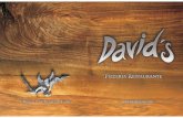 David's Ibizadavidsibiza.com/Portals/7/Images/galeria/carta/CARTA.pdf · Piña Colada Ma BATIDOS Vainilla Chocolate Fresa, etc 5,90 CERVEZAS (BOTELLA) ... Plato de foie gras casero