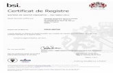 Certificat de Registre - EMATSA...gestió de plagues, reparació d’avaries, planimetria, control d’abocaments dels termes municipals de Tarragona i la Canonja. Servei de laboratori