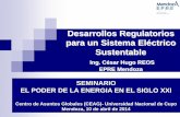 Desarrollos Regulatorios para un Sistema Eléctrico Sustentable · 2014. 4. 25. · El desarrollo sustentable del servicio eléctrico implica satisfacer hoy las necesidades de las