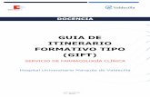 GUIA DE ITINERARIO FORMATIVO TIPO (GIFT) · Control general. Con armarios de almacenaje de medicación con control de temperatura y acceso controlado. Area de neveras de almacenaje