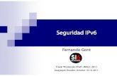 Seguridad IPv6 · Seguridad IPv6 Fernando Gont Track "Protocolo IPv6", WALC 2011 Guayaquil, Ecuador. Octubre 10-14, 2011