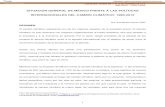 Situación general de México frente a las políticas ... · SITUACIÓN GENERAL DE MÉXICO FRENTE A LAS POLÍTICAS INTERNACIONALES DEL CAMBIO CLIMÁTICO: 1990-2012 Dra. Ana Bertha