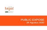 BTPN Public Expose 26Aug2020 - idx.co.id€¦ · Direksi Kazuhisa Miyagawa Wakil Direktur Utama Henoch Munandar Direktur Darmadi Sutanto ... • Resmi menjadi Bank BUKU Kategori 3