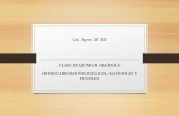 CLASE DE QUIMICA ORGANICA HIDROCARBUROS POLICICLICOS ... · hidrocarburos policiclicos, alcoholes y fenoles. hidrocarburos aromaticos policiclicos. continuacion