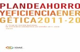 PLANDEAHORRO YEFICIENCIAENER GÉTICA2011·20 · 2017. 2. 13. · Nº de lavadoras sustituidas Plan Renove Consumo unitario destinado a equipamiento por vivienda M Consumo especíﬁco