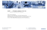 HP PNEUMATICS · 2020. 2. 5. · HP-PNEUMATIK E1.0.2 FEB20 HP-Pneumatics Kupferhütte 5C 57562 Herdorf Tel +49 2744-9324-0 info@hl-hydraulik.de HP – PNEUMATICS System Solutions