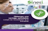 sineti-farmaceutica · 15% de reducción de inventarios y costos al alinear el suministro con la demanda. 7% de incremento en entregas a tiempo al monitorear la producción y suministro
