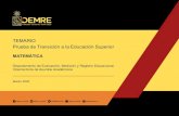 TEMARIO Prueba de Transición a la Educación Superiorcesf.cl/sitio1/2020/PSU/Temario-matematica-psu 2021.pdf · 2020. 4. 14. · Rotación, traslación y reflexión de figuras geométricas.