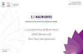 Presentación de PowerPointevaluacion.ssm.gob.mx/diagnosticoensalud-SSM3/... · Características del Recién Nacido (SINAC), Morelos 2018. Nacidos vivos por Edad Gestacional (semanas)